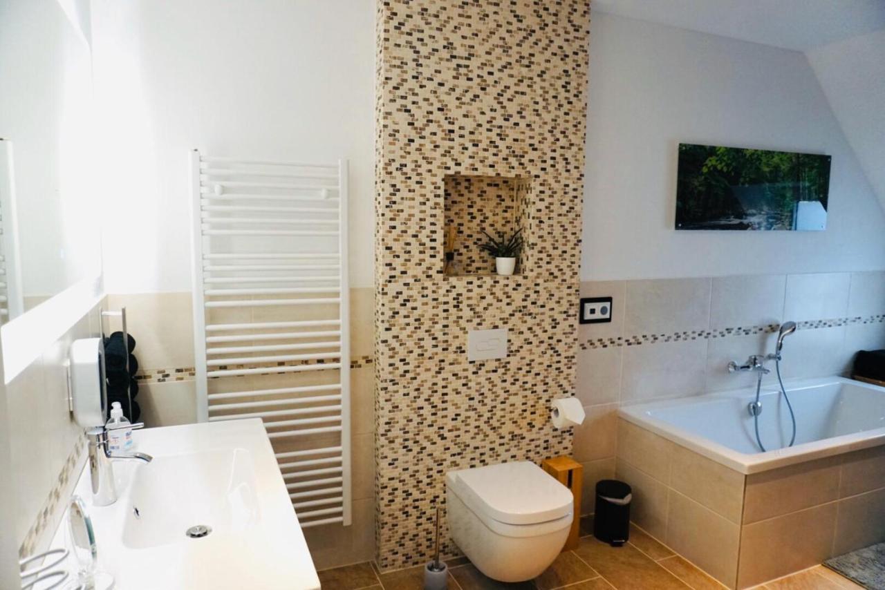Fewo26 Im Sagenharz - Stilvolles Family-Apartment, 2 Sz, Klimaanlage, Wlan, Netflix & Free Parking Thale Exteriör bild